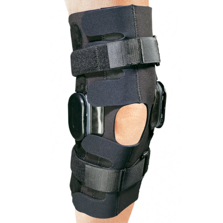 Knee brace with Flexion Short Extension Control in Neoprene