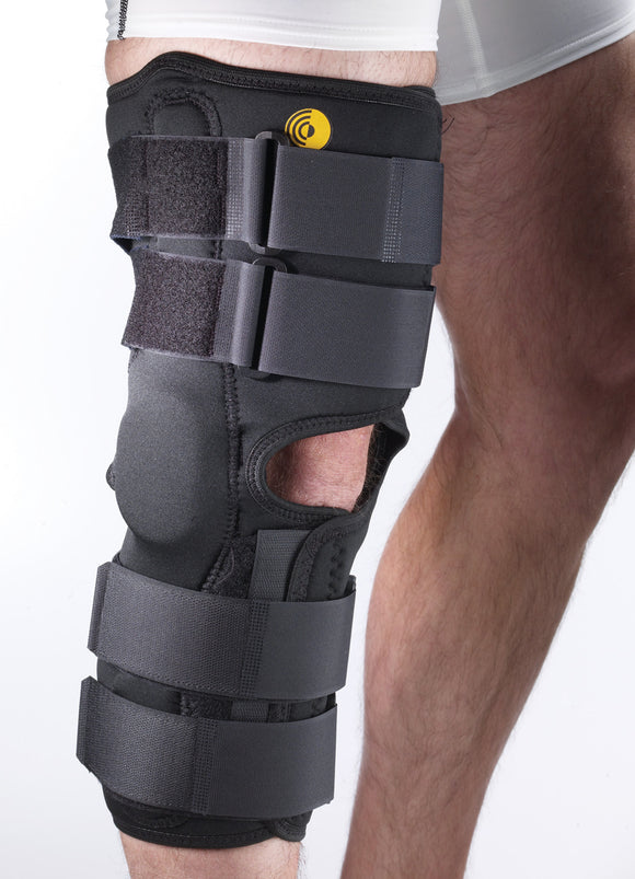 CORFLEX CoolTex Anterior Closure Knee Wrap with ROM Hinge